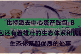 比特派去中心资产钱包  Bitpie钱包还有着雄壮的生态体系和优质的处事