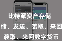 比特派资产存储  不管是存储、发送、袭取、来回数字货币