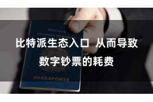 比特派生态入口  从而导致数字钞票的耗费
