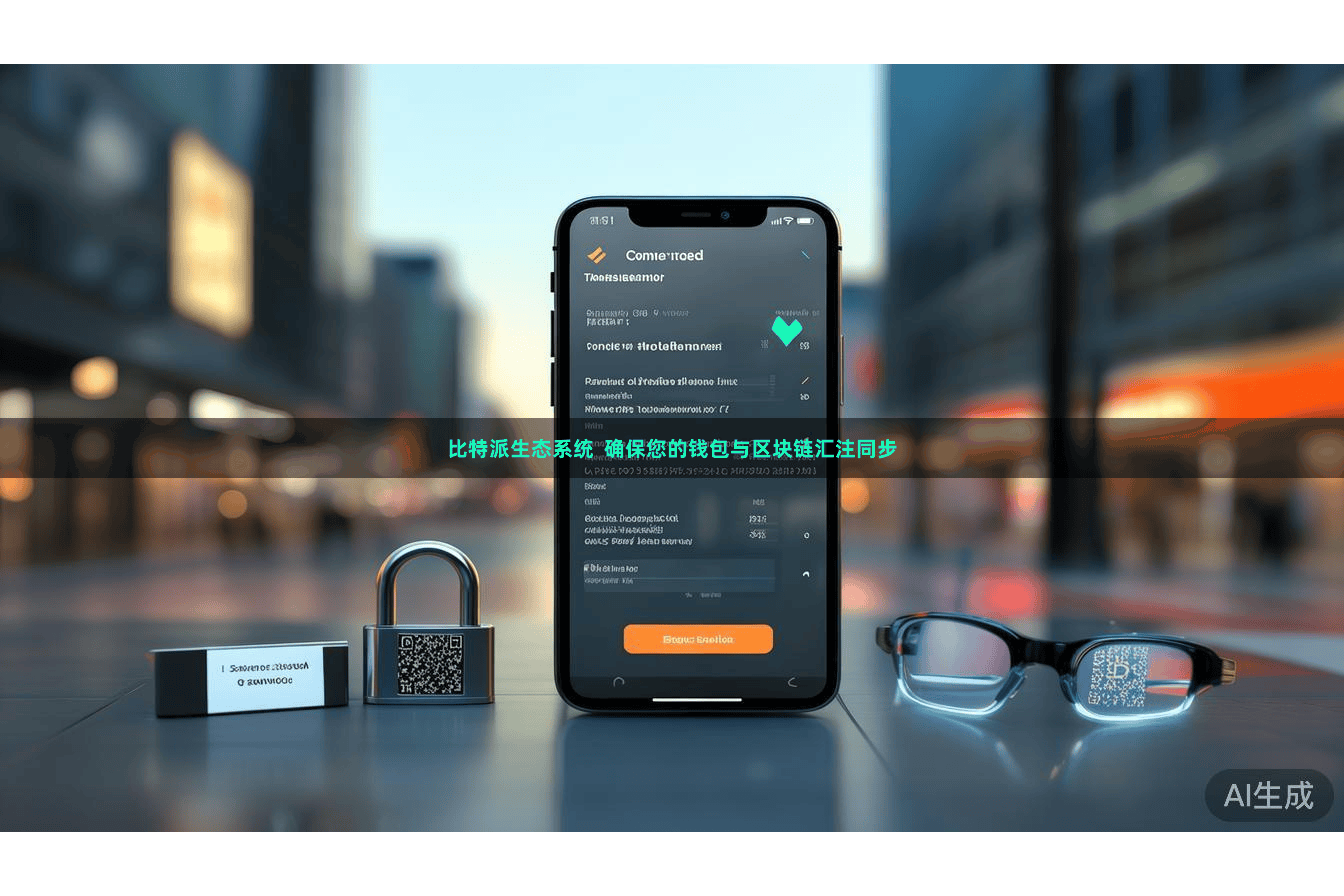 比特派生态系统  确保您的钱包与区块链汇注同步